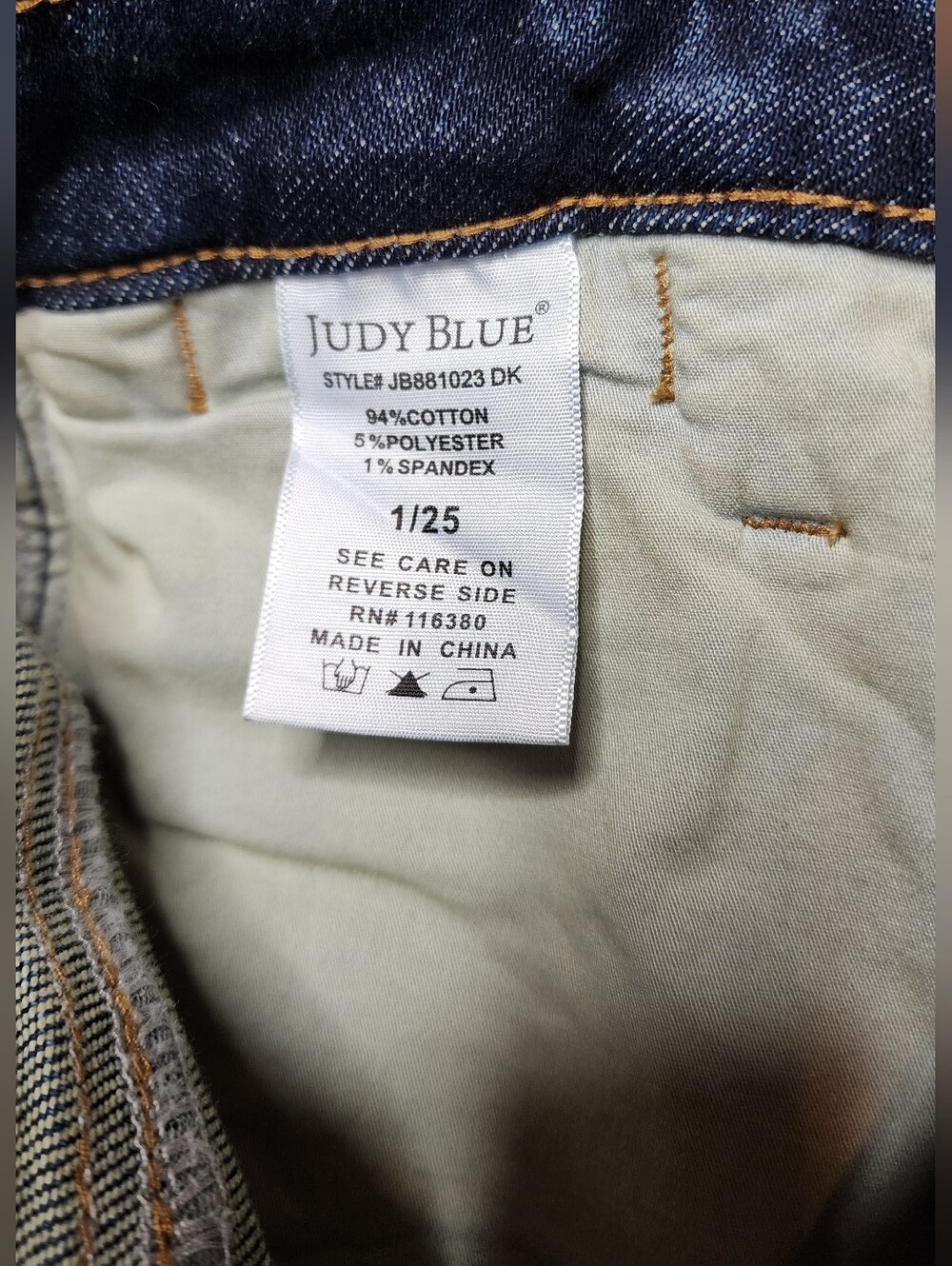 Judy Blue Retro Wide Leg Jeans - Picture 6 of 6